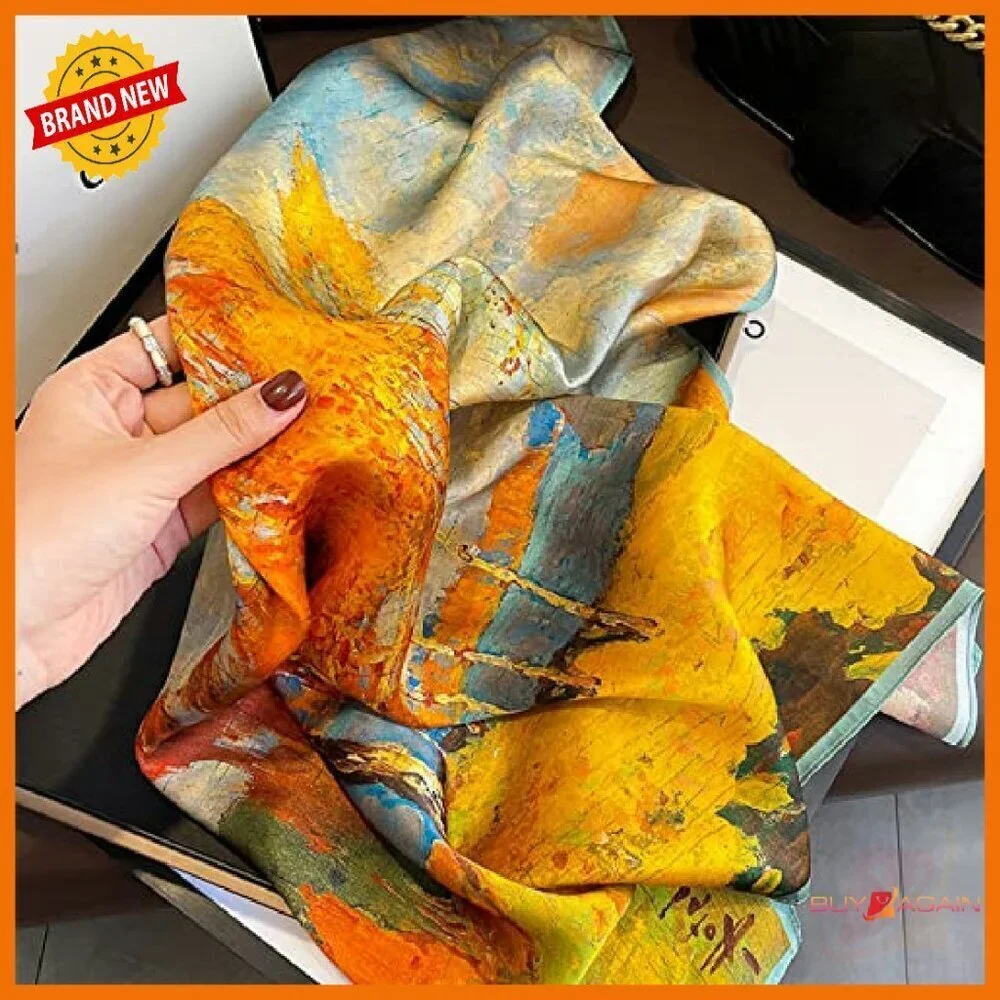 27x27 Pure Mulberry Silk Square Scarf Versatile Women's Accessory